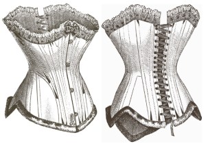 A typical Victorian corset
