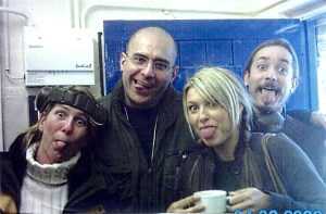 Me and my DCMT classmates at the firing range (including Matteo Borrini who is mentioned in the Daily Mail article I mention a bit further)