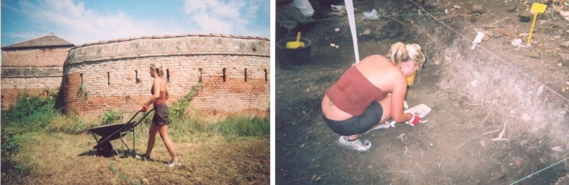 'Action' shots of me when I was less tattooed!