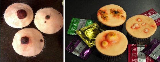 Melanoma and STD cakes